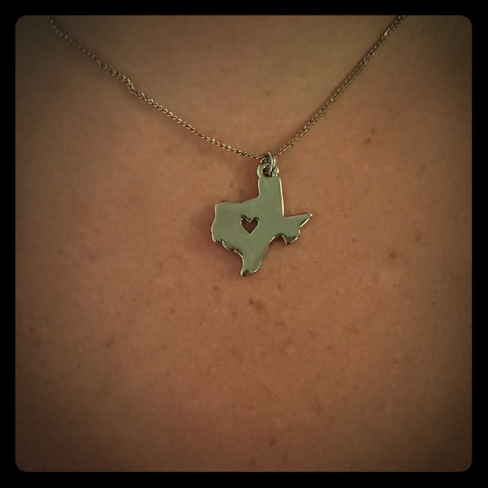Heart of texas necklace